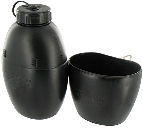 HIGHLANDER MILITARY 58 PATTERN 1L WATER BOTTLE AND MUG