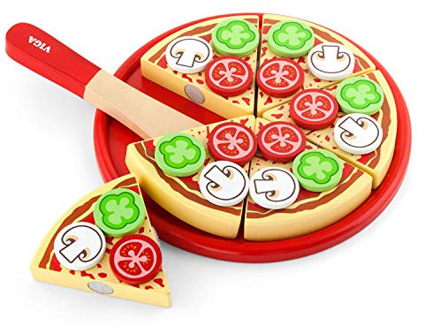 Viga Toys - Schneideset - Pizza Vegetarisch