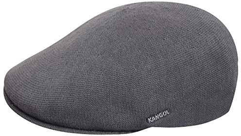 Kangol Bambus Schiebermützer 507 Damen/Herren - Bambusfaser Schiebermütze Flatcap mit Schirm Sommer Frühling-Sommer - XL (60-61 cm) anthrazit