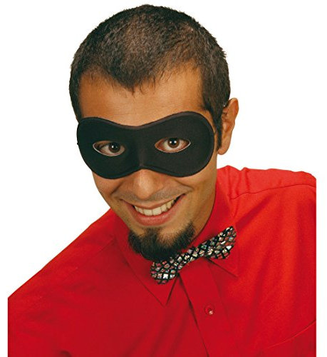 NET TOYS Schwarze Augenmaske Zorro Zorromaske Augen Maske Augenmasken Faschingsmaske Karnevalsmaske Bandit Verbrecher Banditenmaske