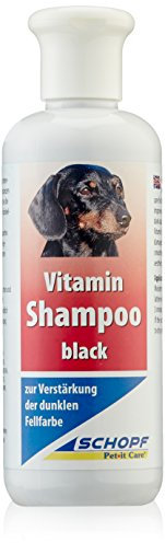SCHOPF 310065 Hunde Shampoo mit Vitaminkomplex für dunkles Fell, 250 ml