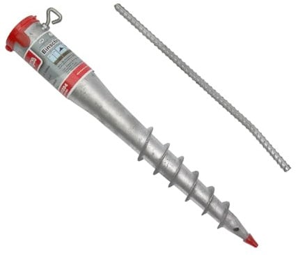 DEMA Einschraubbodenhülse verzinkt 25-64 mm mit Eindrehwerkzeug, für Sonnenschirme, Zaunposten, Wäschespinnen, inkl. Adapter & Abdeckkappe, langlebig, einfache Installation, Gewicht 2,1 kg