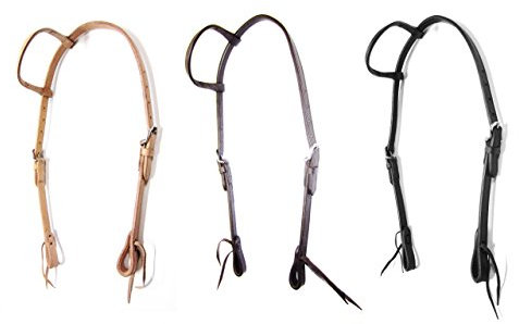 PS Pferdeartikel Einohr Zaum in 3 Farben - für gebisslose Zäumungen Farbe schwarz