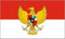 U24 Flagge Fahne Indonesien mit Wappen 90 x 150 cm