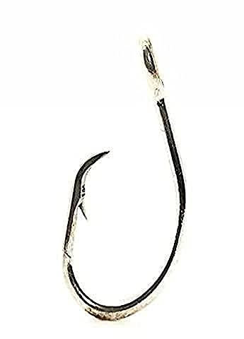 Mustad Classic 2 Extra Strong in Line Point Duratin Circle Fishing Hook | Strong for Heavy Tuna | Fewer Deep Hooks For Catch and Release, [Size 8/0,Pack 100]