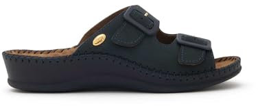 Scholl Damen Sandalen Slide Hochzeit 40 EU Blau Keilabsatz 4 cm