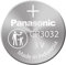 Panasonic Panasonic - Batteria a bottone al litio Cr3032 - Cr 3032 (3 pezzi)