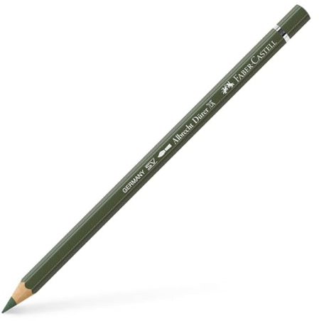 Faber-Castell Art & Graphic Albrecht Dürer Watercolour Pencil, (174), Chromium Green Opaque, For Art, Craft, Drawing, Sketching, Home, School, University, Colouring