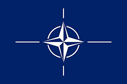 magFlags Flagge: Large+ Organisation des Nordatlantikvertrags/North Atlantic Treaty Organization NATO | Querformat Fahne | 1.5m² | 100x150cm » Fahne 100% Made in Germany