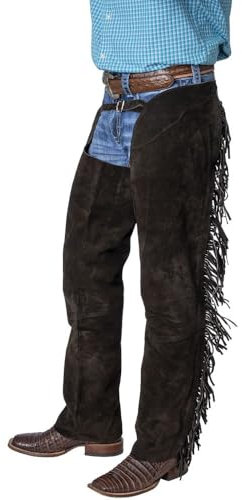 JT Tough-1 Western Boot Cut Chaps Brown XL