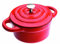IBILI - Mini cocotte redonda roja 10 x 4,5 cm, Hierro fundido, Apta para induccion