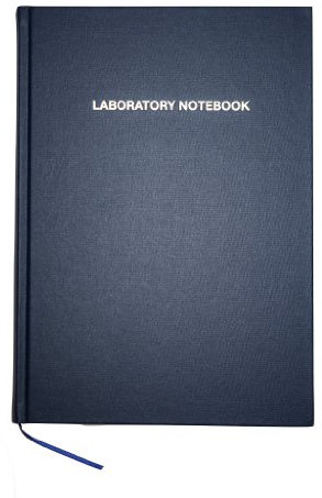 Logix Books BPL/GLP Cahier de Laboratoire/Laboratory Notebook, A4, Petits Carreaux (5mm), 192 pages, Bleu (LOGIX-A4R-192-G)