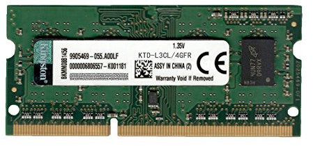 Kingston SO D3 1600 Memoria RAM, 1.35 V, 4 GB