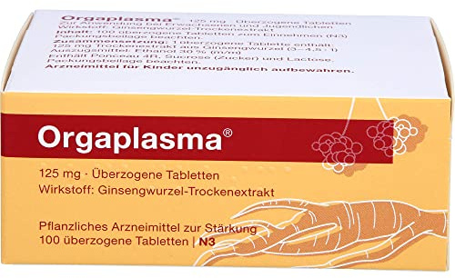 ORGAPLASMA überzogene Tabletten 100 St