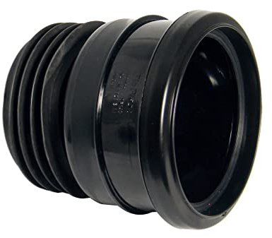 FloPlast Soil Universal Pipe Connector Black