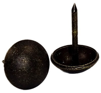 Decotacks Upholstery Nails/Tacks 7/16 - 100 Pcs [ Dark Antique Brass Finish] DX0511DAB