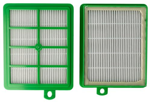 vhbw Ersatz Hepa Allergie Filter Set AEG Accelerator AAC 6705, AAC 6706, AAC 6707, AAC 6708, AAC 6709, AAC 6710, AAC 6711 Ersatz für AEF 12, H12.