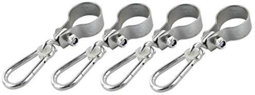 Gartenwelt Riegelsberger Schaukelhaken mit Karabiner für Rundbalken Ø 5 cm 4 Stück