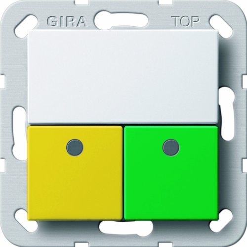 Gira 291503 Dienstzimmereinheit Notrufset System 55, reinweiß