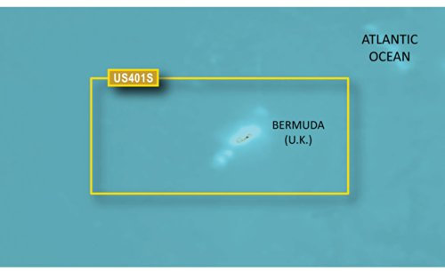 Garmin BlueChart g2 Vision Bermuda Saltwater Map microSD Card