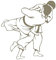 Apalis Wandtattoo No.IS56 Judoka Kampfsport Judo Selbstverteidigung Japan Wurftechnik, Farbe:Schwarz;Größe:77cm x 72cm