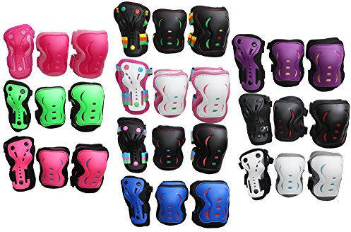 SFR Rio Roller - Protektoren-Triple-Set - Schoner für Rollschuhe/Inliner - Candi - Blau - M (Alter 7-9)