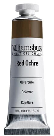 Williamsburg - Handgemachte Oelfarbe - 37 ml - Rot Ocker