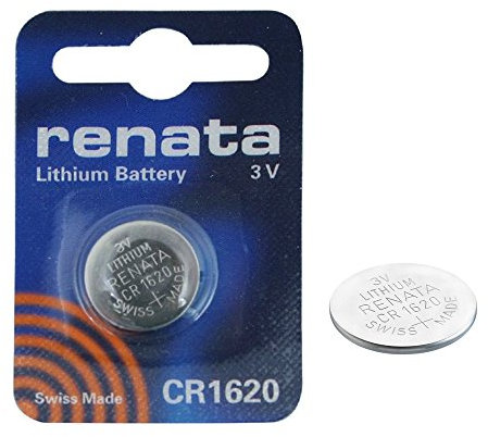 2 x auténtica Renata Swiss Made CR1620 3 V 68 mAh baterías de litio celdas moneda botón pila de reloj
