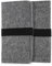 kwmobile Custodia per smartphone in feltro - Full Body Case con banda elastica - Astuccio universale porta cellulare 16,0 x 8,0 cm - grigio