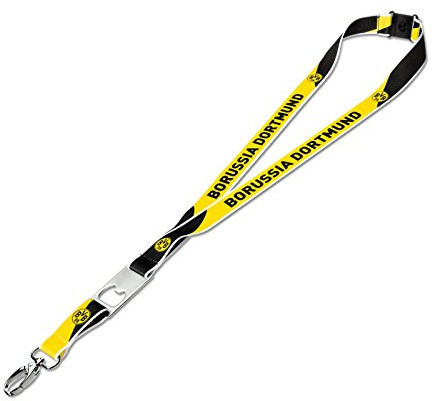 Borussia Dortmund BVB-Schlüsselband mit Flaschenöffner one Size