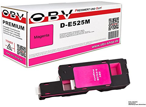 OBV kompatibler Toner als Ersatz für Dell 593-BBLZ / WN8M9 für E525 E525W Magenta 1400 Seiten