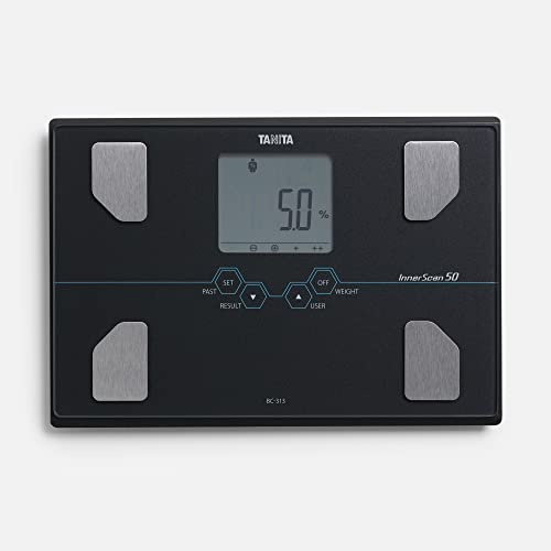 TANITA BC-313 Körperanalysewaage Mit Ultragenauem Design 10 Messungen Schwarz