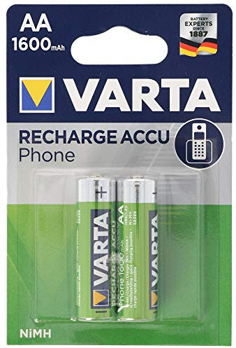 Varta RECH.AC.Phone AA1600mAh BLI2 Mignon (AA)-Akku NiMH 1600 mAh 1.2 V 2 St.