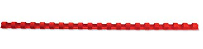 CombBind 4028215 Plastikbinderücken 10mm, rot, 100 Stück ,