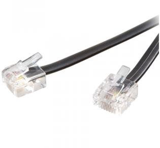 Vivanco 6m ISDN-Kabel 8P4C ISDN-Stecker ISDN-Anschlusskabel Modular Western 12mm