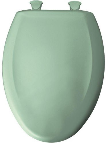 Bemis 1200SLOWT 035 Slow Sta-Tite Elongated Closed Front Toilet Seat, Sea Green