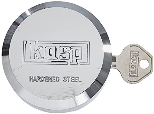 KASP | K50073LD | Cadenas en acier sans anse | Serrures de fourgon | Serrure est livrée avec des boulons de fixation pour plus de sécurité