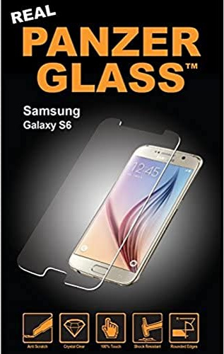 PanzerGlass Protective Anti Scratch Fluid Resistant Glass Screen Protector Shield for Samsung Galaxy S6 - Clear,PG1029