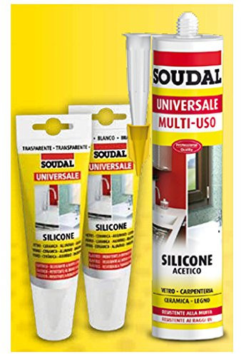 SILICONE UNIVERSALE RAL 1013 ML 280 SOUDAL (073888