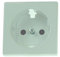 Simon M113496 - Tapa base enchufe toma tierra blanco 82