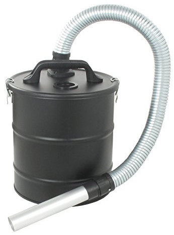 GREENSTAR - Bidon vide cendres pour aspirateur 20 L - Livré avec filtre grillagé et flexible - Facile et efficace - Cendres de cheminées, barbecues, chaudières