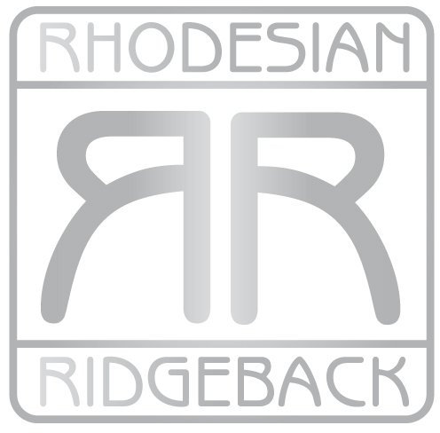 Aufkleber Rhodesian Ridgeback für Auto, Motorrad, Anhänger, Schilder, Fenster Größe 7x7 cm in Silber Metallic
