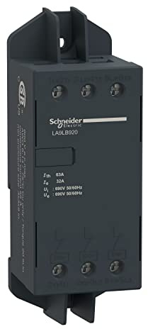 Schneider Electric la9lb920 TeSys GV2 Block Current Limiter, Freestanding, 63 A