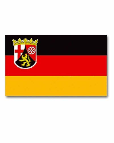Mil-Tec Flagge-16720110 Bl Rheinland-Pfalz One Size