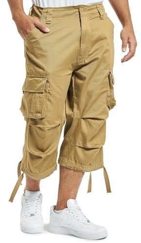 Brandit Urban Legend 3/4 Shorts, Farbe: beige, Größe: M