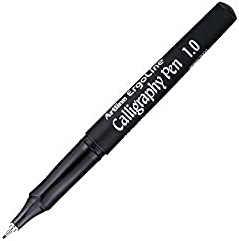 Artline Calligraphy Pen, Black Ink, 1