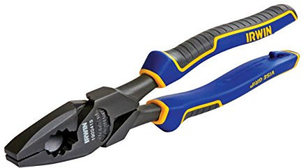 Irwin Vise-Grip Lineman's Pliers with Fish Tape Puller, 9.5, (1902415)