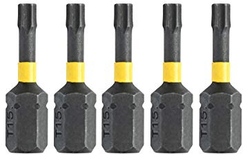 DT7380T-QZ - Puntas Torsión de Impacto 5 x T15