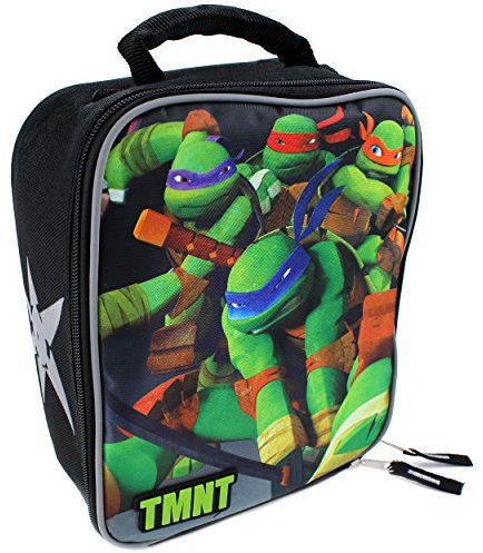 Nickelodeon TMNT Teenage Mutant Ninja Turtles Soft Lunch Box (Ninja Stars)