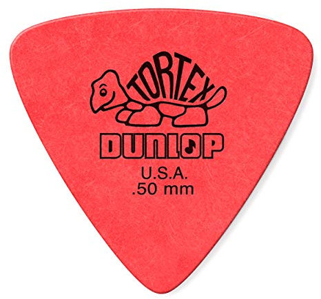 JIM DUNLOP Plektrum Tortex Triangel 0,50mm 6 Stück